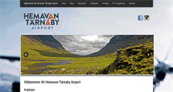 Desktop Screenshot of hemavantarnabyairport.se